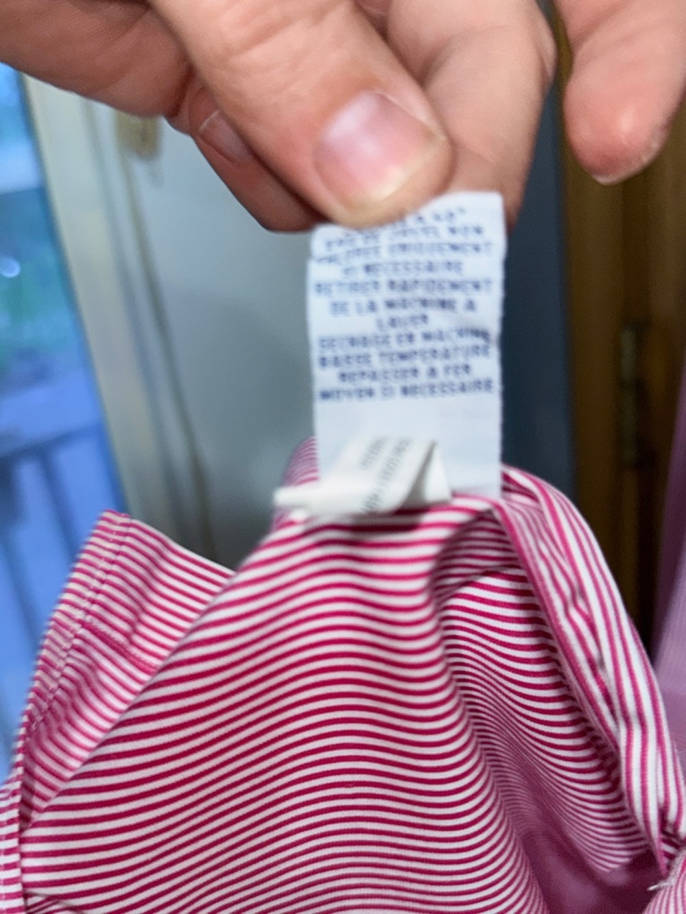 Ralph Lauren Men’s Red Striped Button-Down Dress Shirt-2XLT-EC - Picture 11 of 12